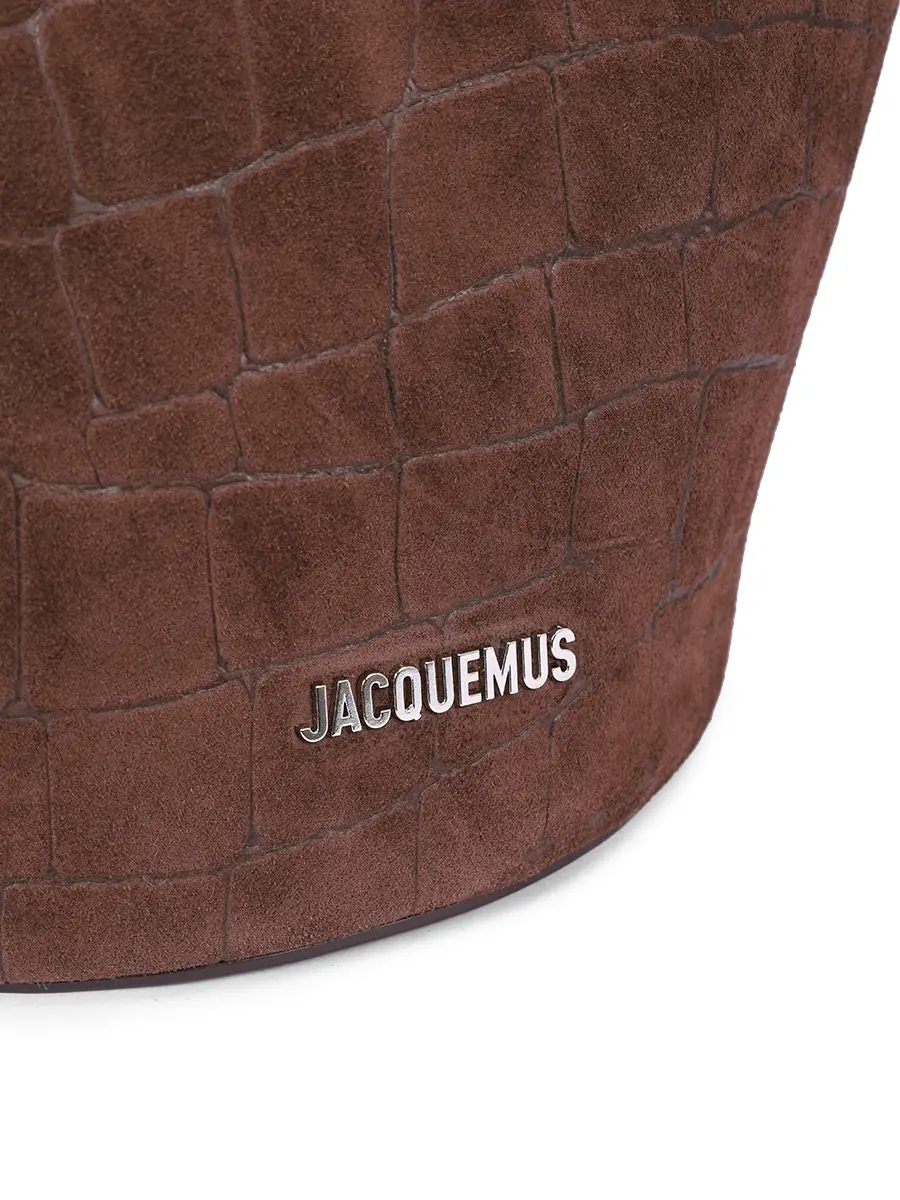 Сумка замшевая Le Bambola Moyen JACQUEMUS 25HBAW00412AC07A09 880 Коричневый  Фото 4