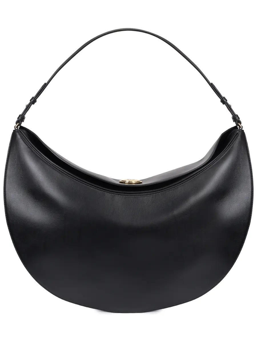 Сумка кожаная La Sac Ovalo JACQUEMUS 25HBAW00437AC18A08 990 Черный 