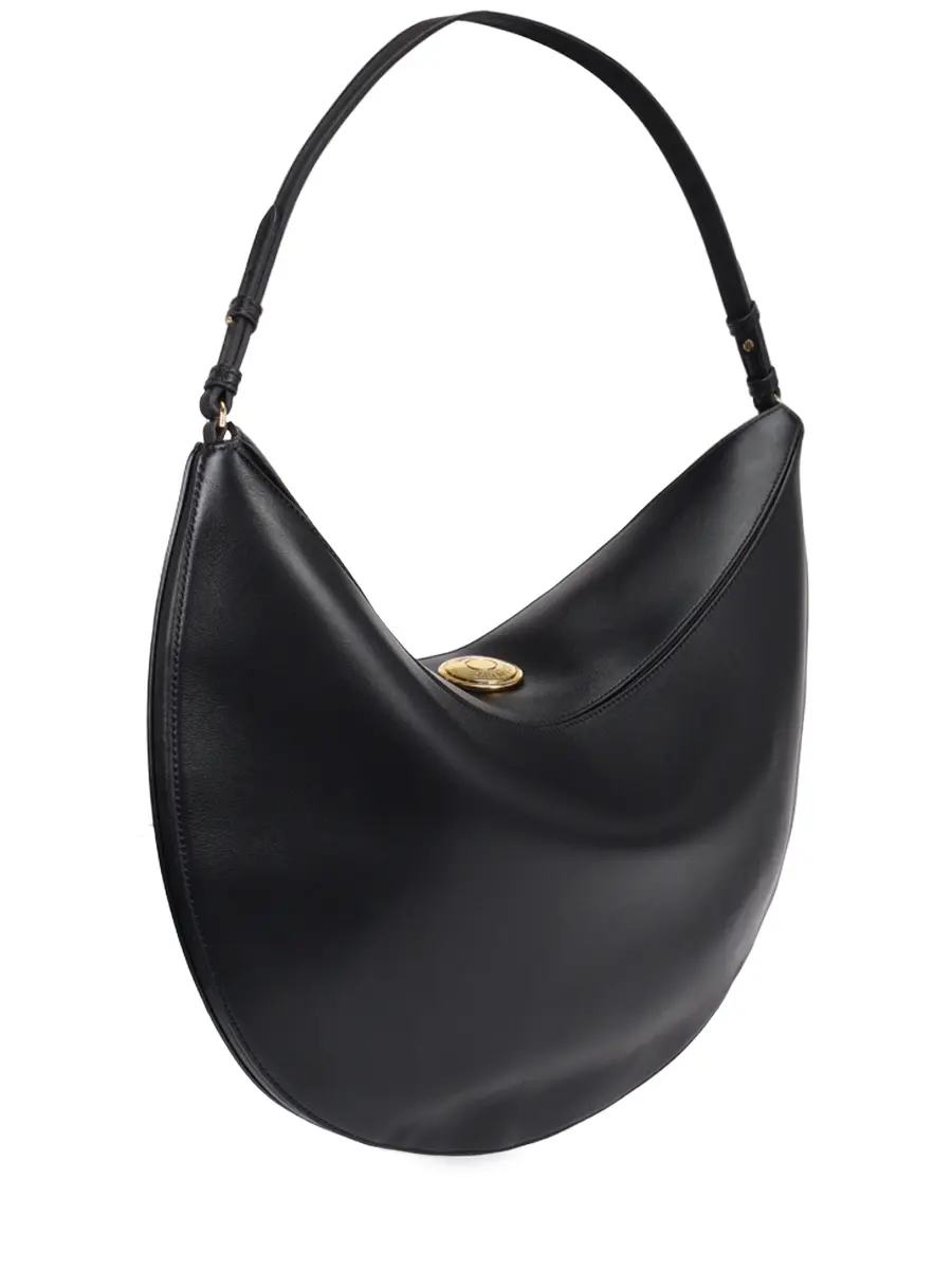 Сумка кожаная La Sac Ovalo JACQUEMUS 25HBAW00437AC18A08 990 Черный  Фото 3