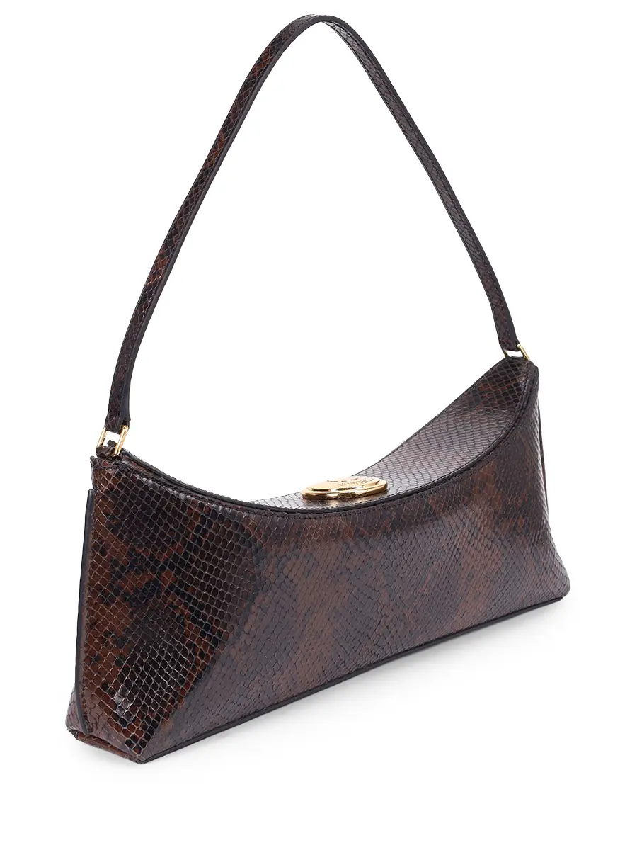 Сумка кожаная La Pochette Ovalo JACQUEMUS 25HBAW00438AC05A01 880 Коричневый  Фото 3