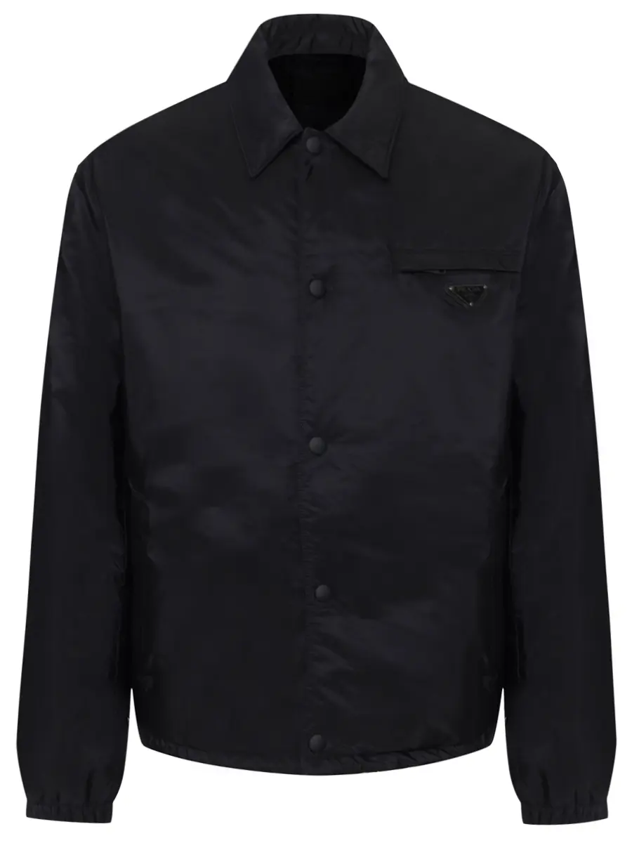 Куртка однотонная PRADA SGB737S2021WQ9 F0002 Черный 