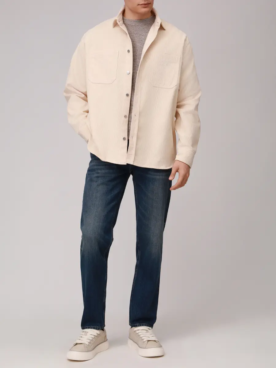 Джинсы из хлопка PRADA GEP427SOOO164B F0008 Деним  Фото 2