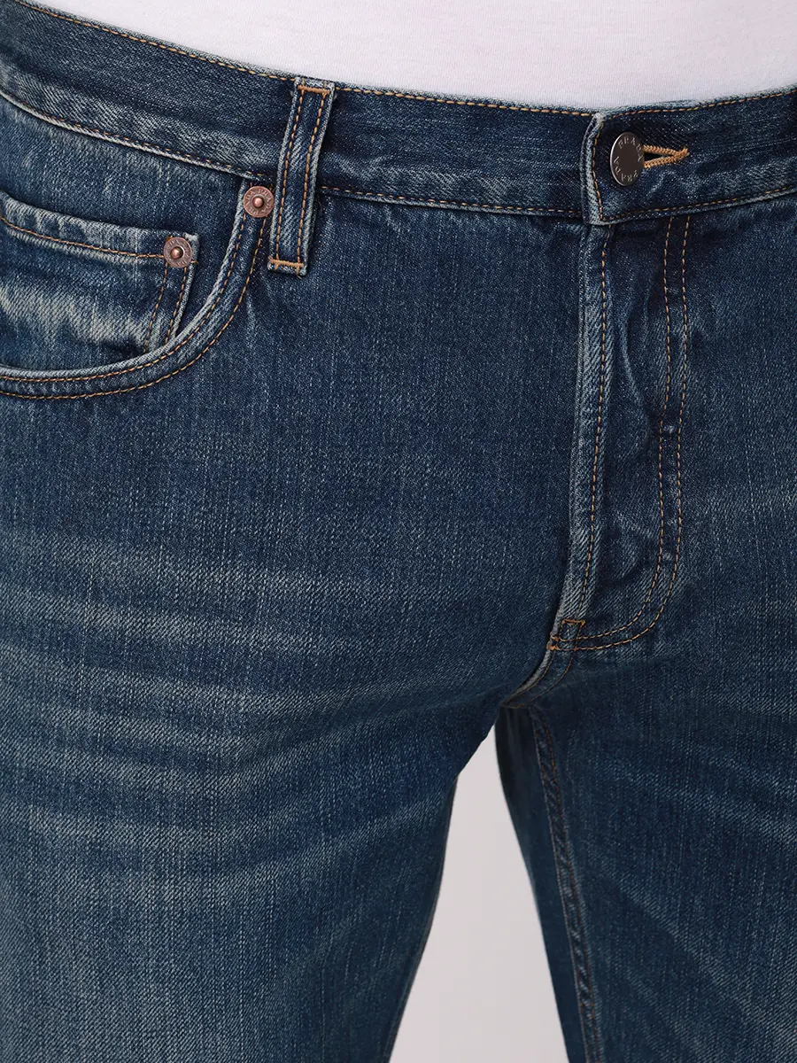 Джинсы из хлопка PRADA GEP427SOOO164B F0008 Деним  Фото 5