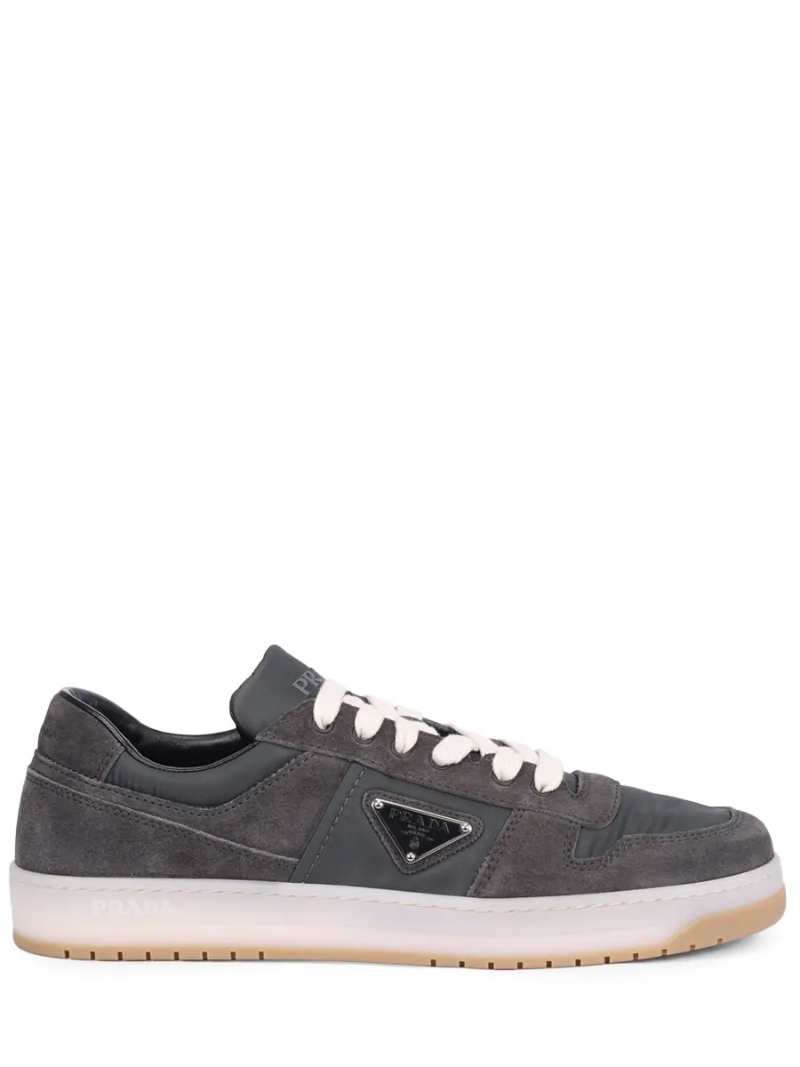 Кеды комбинированные PRADA 2EE364FD002D7R F063H Серый 
