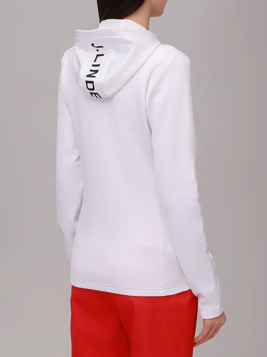 Олимпийка однотонная J.LINDEBERG GWJS13439 0000 Белый  Фото 3