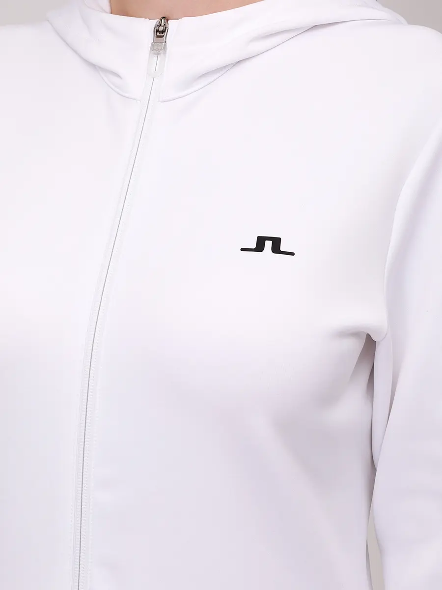 Олимпийка однотонная J.LINDEBERG GWJS13439 0000 Белый  Фото 5