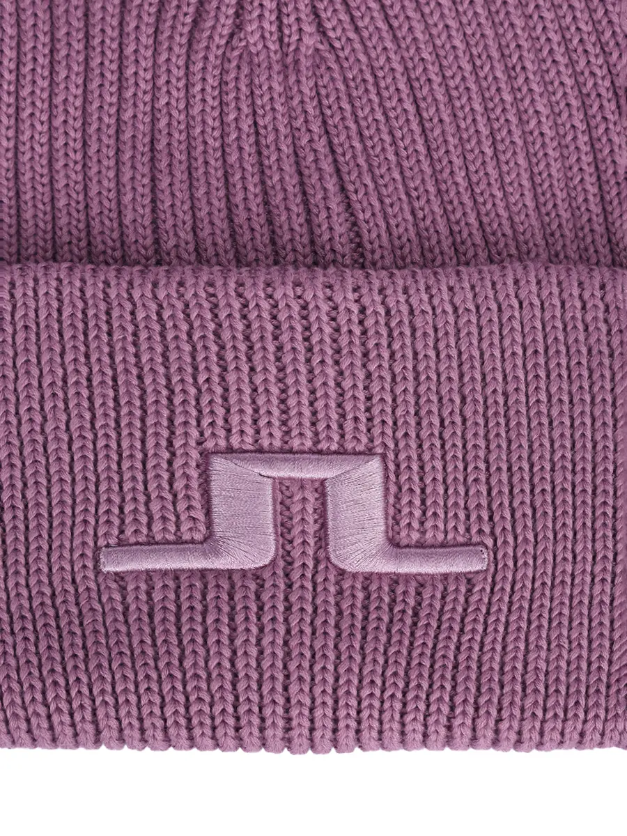Шапка однотонная J.LINDEBERG AWAC13625 Q142 Фиолетовый  Фото 3