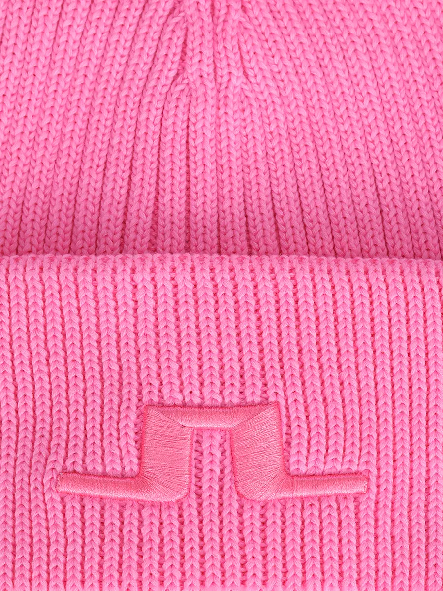 Шапка однотонная J.LINDEBERG AWAC13625 S220 Розовый  Фото 3