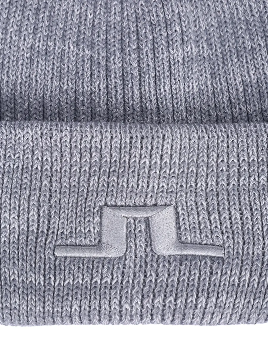 Шапка однотонная J.LINDEBERG AWAC13625 U199 Серый  Фото 3