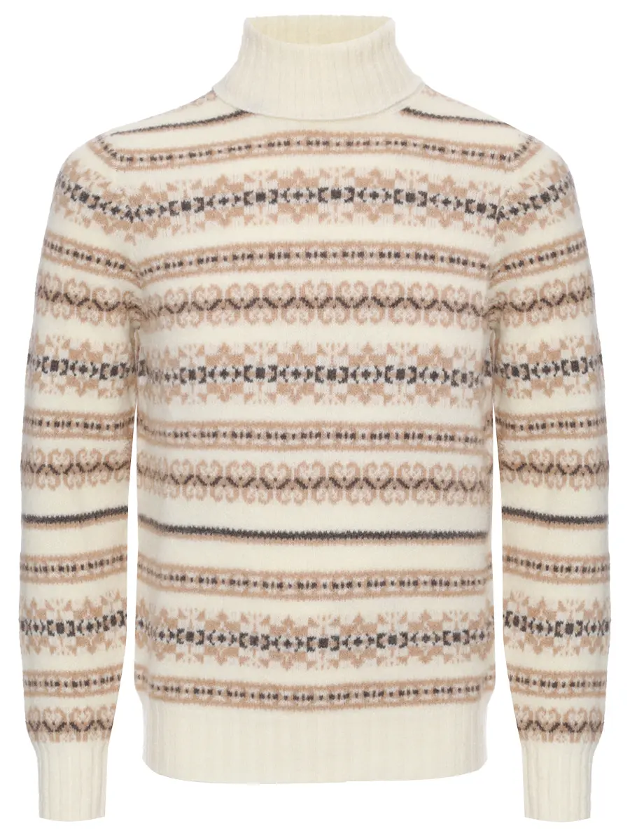 Свитер шерстяной GRAN SASSO 23173/24018/005 Кремовый 