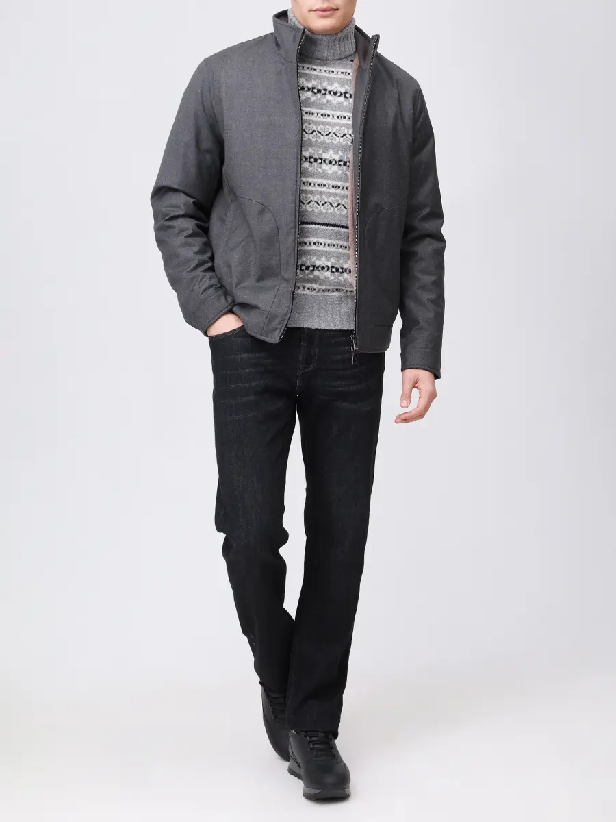 Свитер шерстяной GRAN SASSO 23173/24018/050 Серый  Фото 2