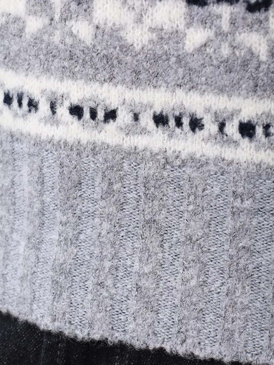 Свитер шерстяной GRAN SASSO 23173/24018/050 Серый  Фото 6