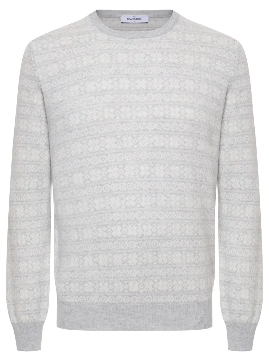 Джемпер шерстяной GRAN SASSO 58124/19655/044 Серый 