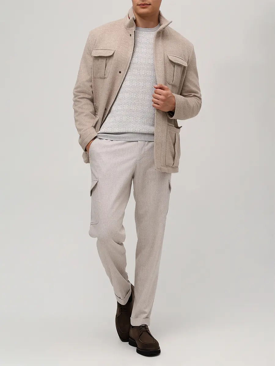 Джемпер шерстяной GRAN SASSO 58124/19655/044 Серый  Фото 2