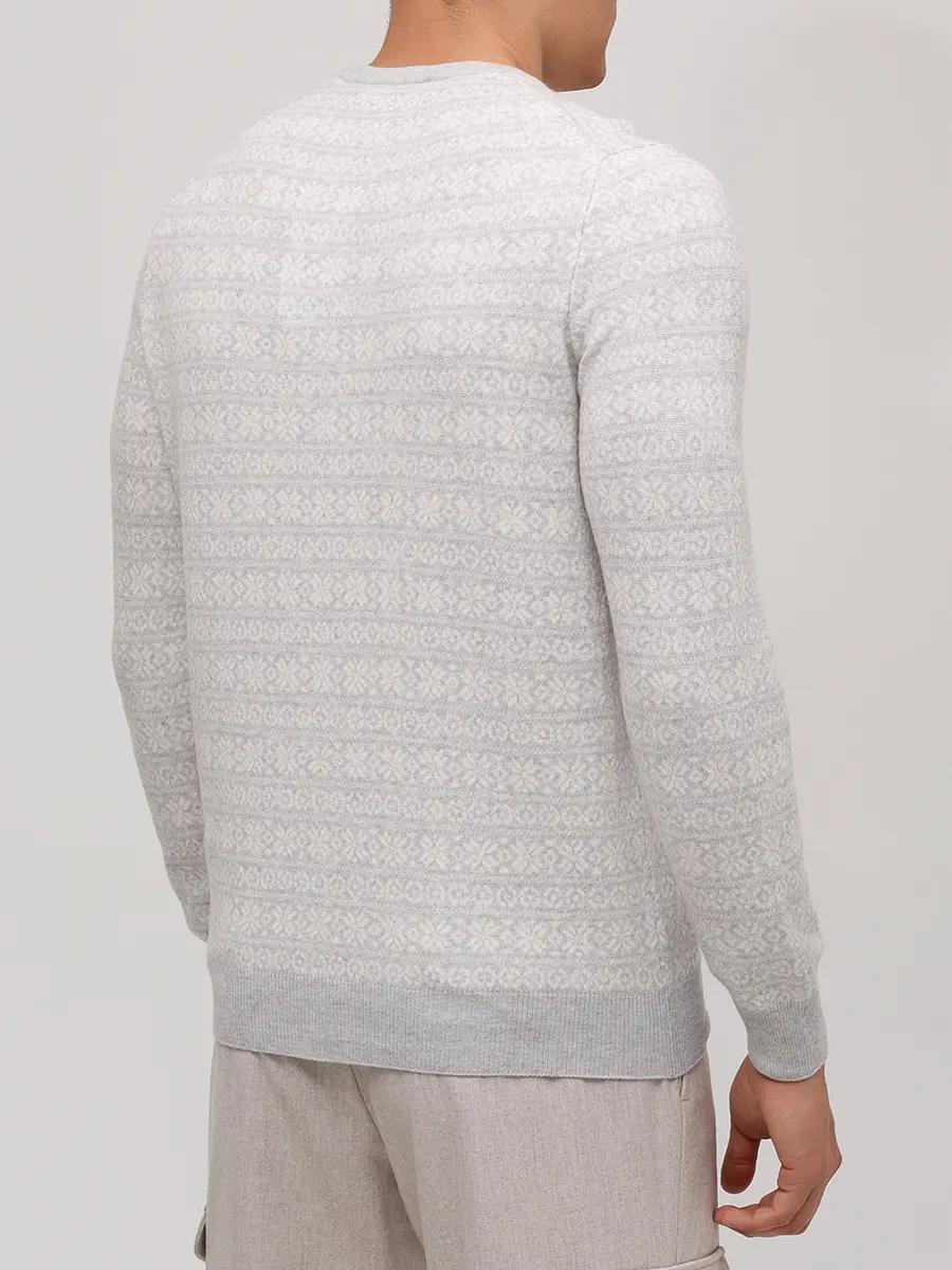 Джемпер шерстяной GRAN SASSO 58124/19655/044 Серый  Фото 3