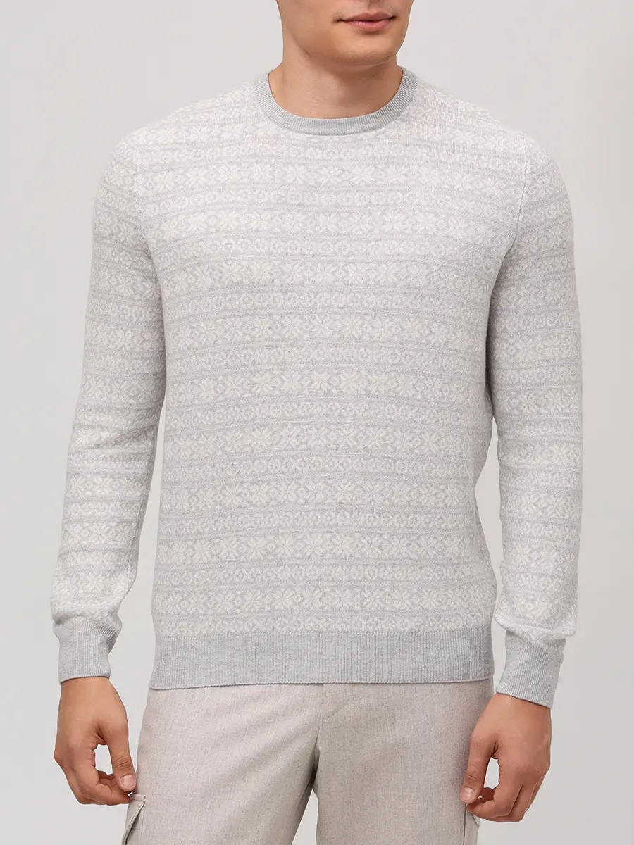 Джемпер шерстяной GRAN SASSO 58124/19655/044 Серый  Фото 4