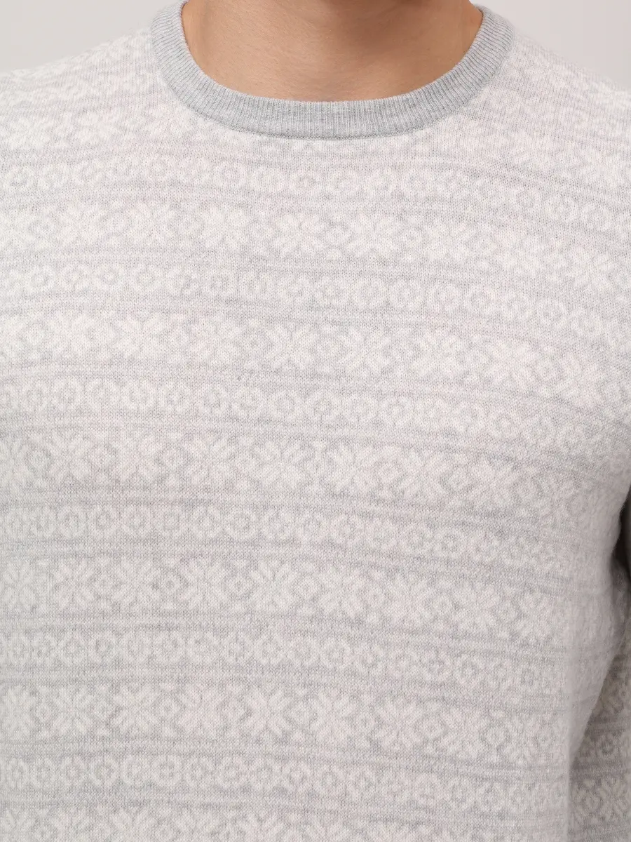 Джемпер шерстяной GRAN SASSO 58124/19655/044 Серый  Фото 5