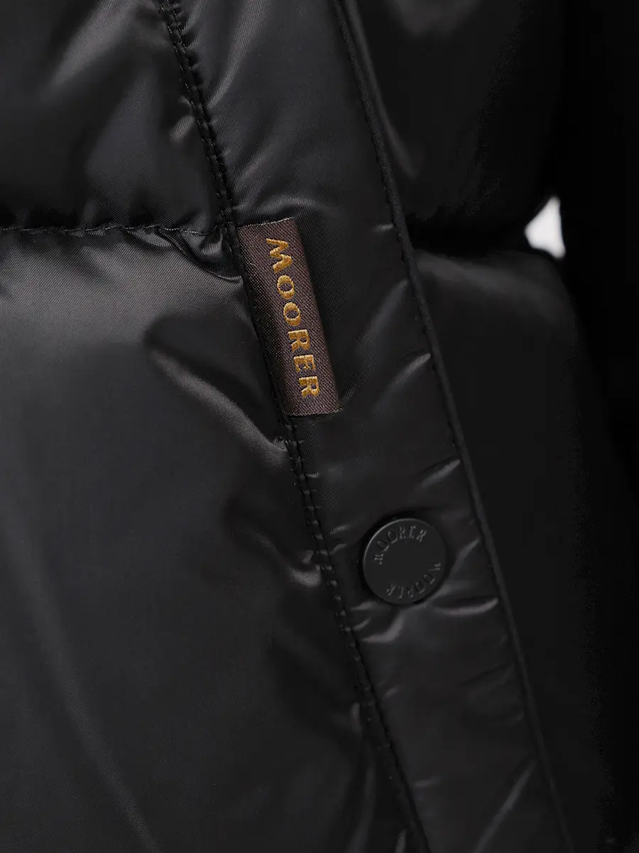 Пуховик стеганый MOORER JAKE-SHK MOUBO100161 U0005 Черный  Фото 6