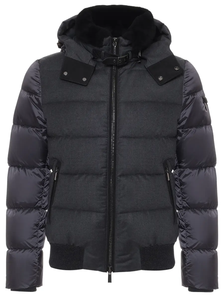 

Пуховик стеганый, Серый, WRIGHT-SHL MOUBO300006 U0555