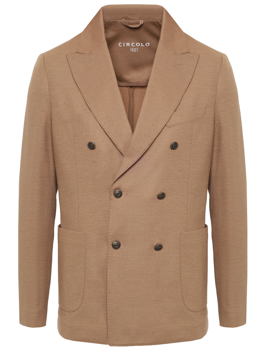 Пиджак шерстяной CIRCOLO 1901 CN5058 5163 Темно- Бежевый 