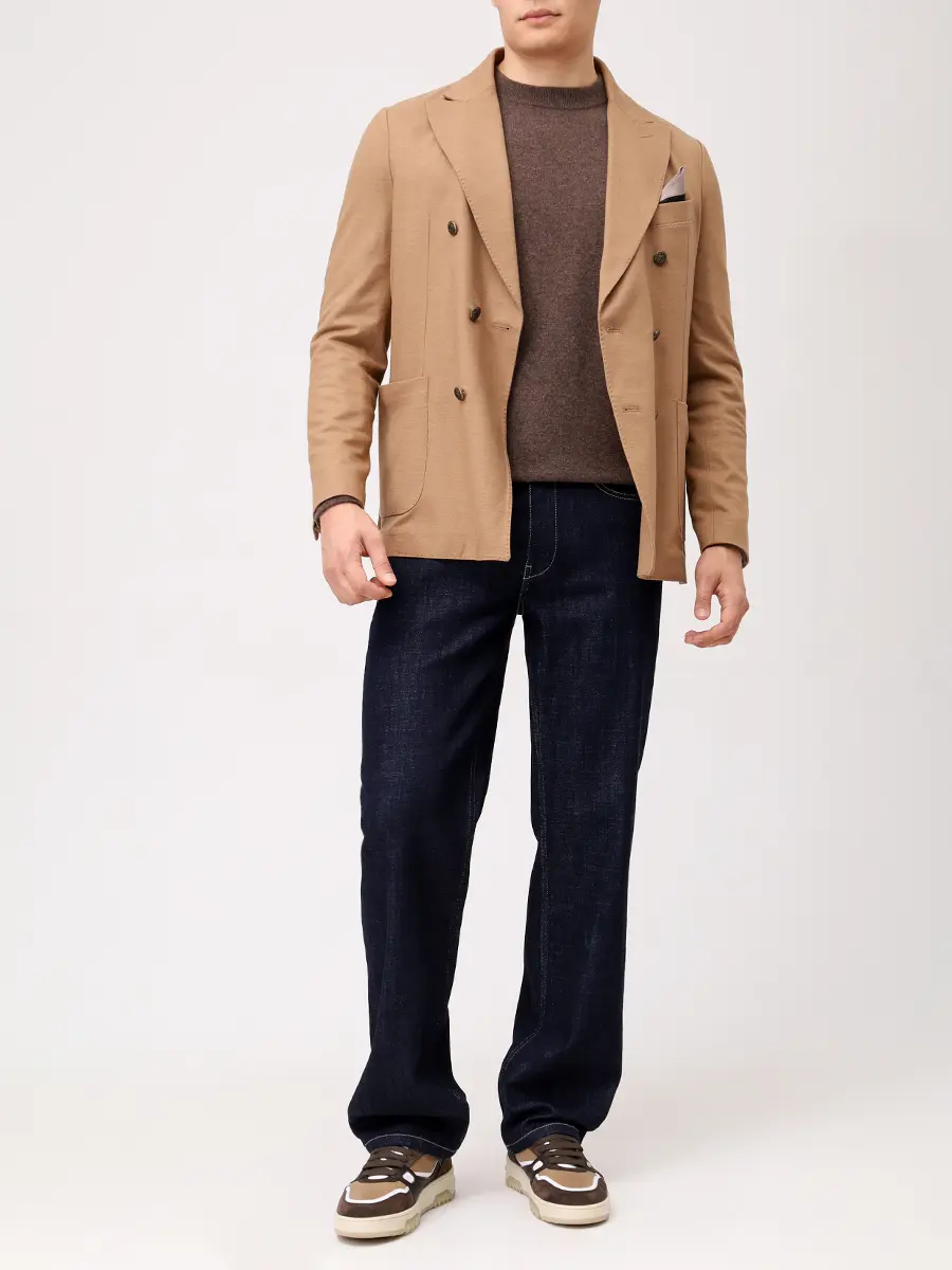 Пиджак шерстяной CIRCOLO 1901 CN5058 5163 Темно- Бежевый  Фото 2