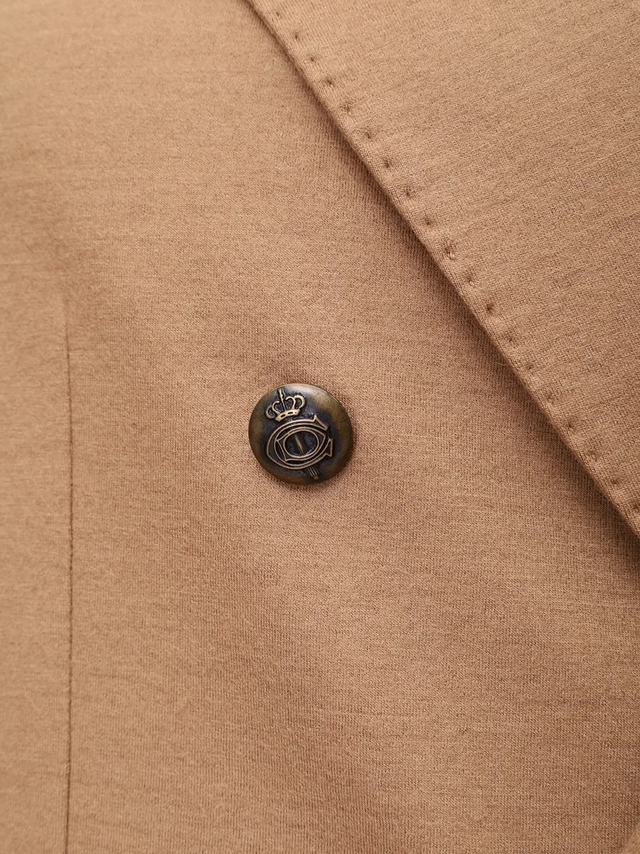 Пиджак шерстяной CIRCOLO 1901 CN5058 5163 Темно- Бежевый  Фото 6