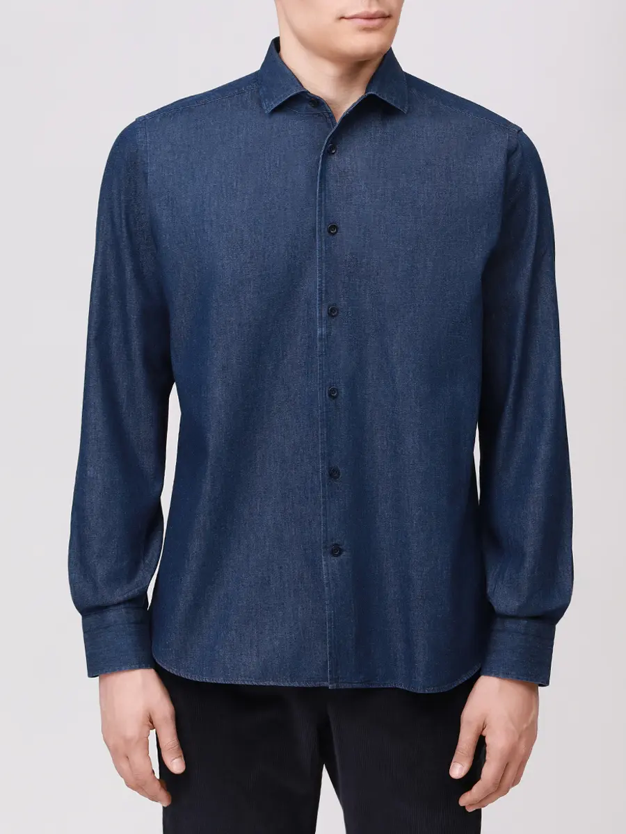 

Рубашка джинсовая, Деним, 262CN6891 80