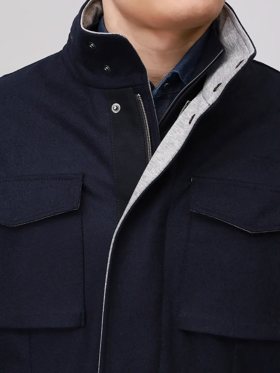 Куртка шерстяная FRADI 262WN7195 344 Синий  Фото 5