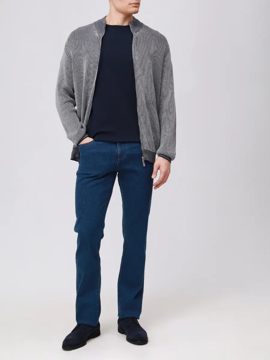 Футболка хлопковая FRADI 262TN5425 448 Темно- Синий  Фото 2