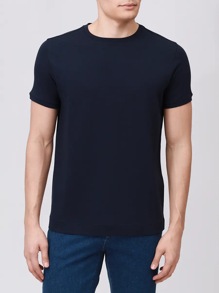 Футболка хлопковая FRADI 262TN5425 448 Темно- Синий  Фото 4