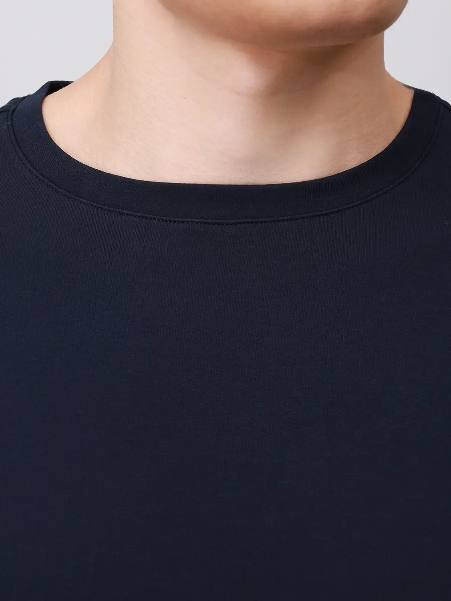 Футболка хлопковая FRADI 262TN5425 448 Темно- Синий  Фото 5