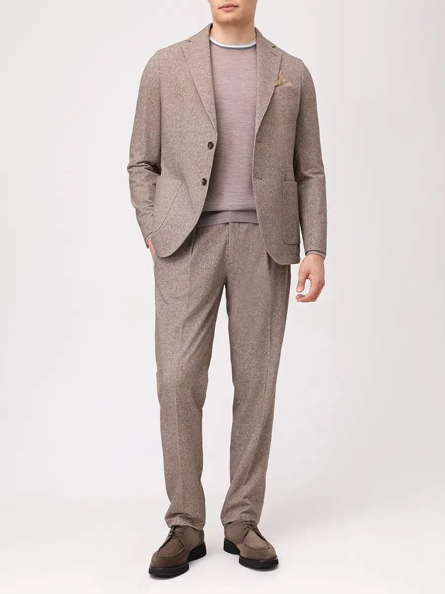 Джемпер из шерсти и шелка PANICALE U370231G 0271  Фото 2