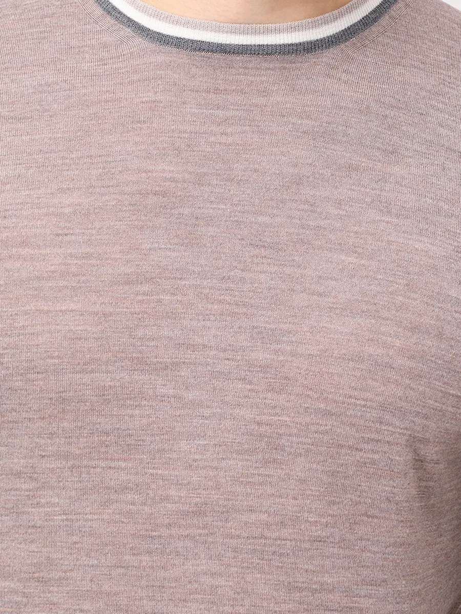 Джемпер из шерсти и шелка PANICALE U370231G 0271  Фото 5