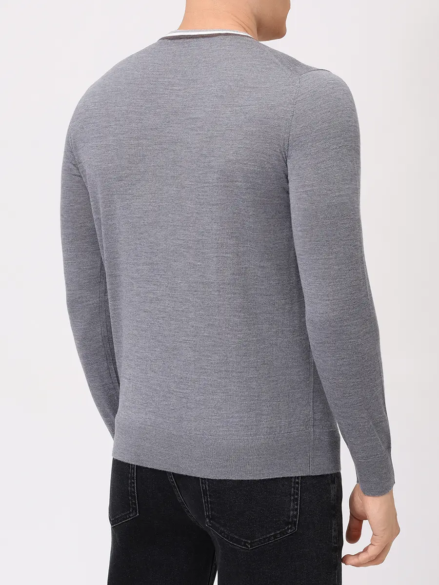 Джемпер из шерсти и шелка PANICALE U370231G 0951  Фото 3