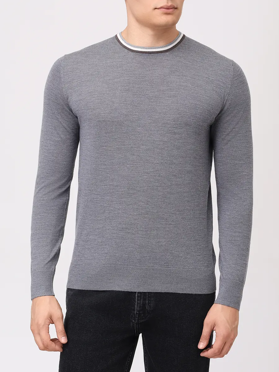 Джемпер из шерсти и шелка PANICALE U370231G 0951  Фото 4