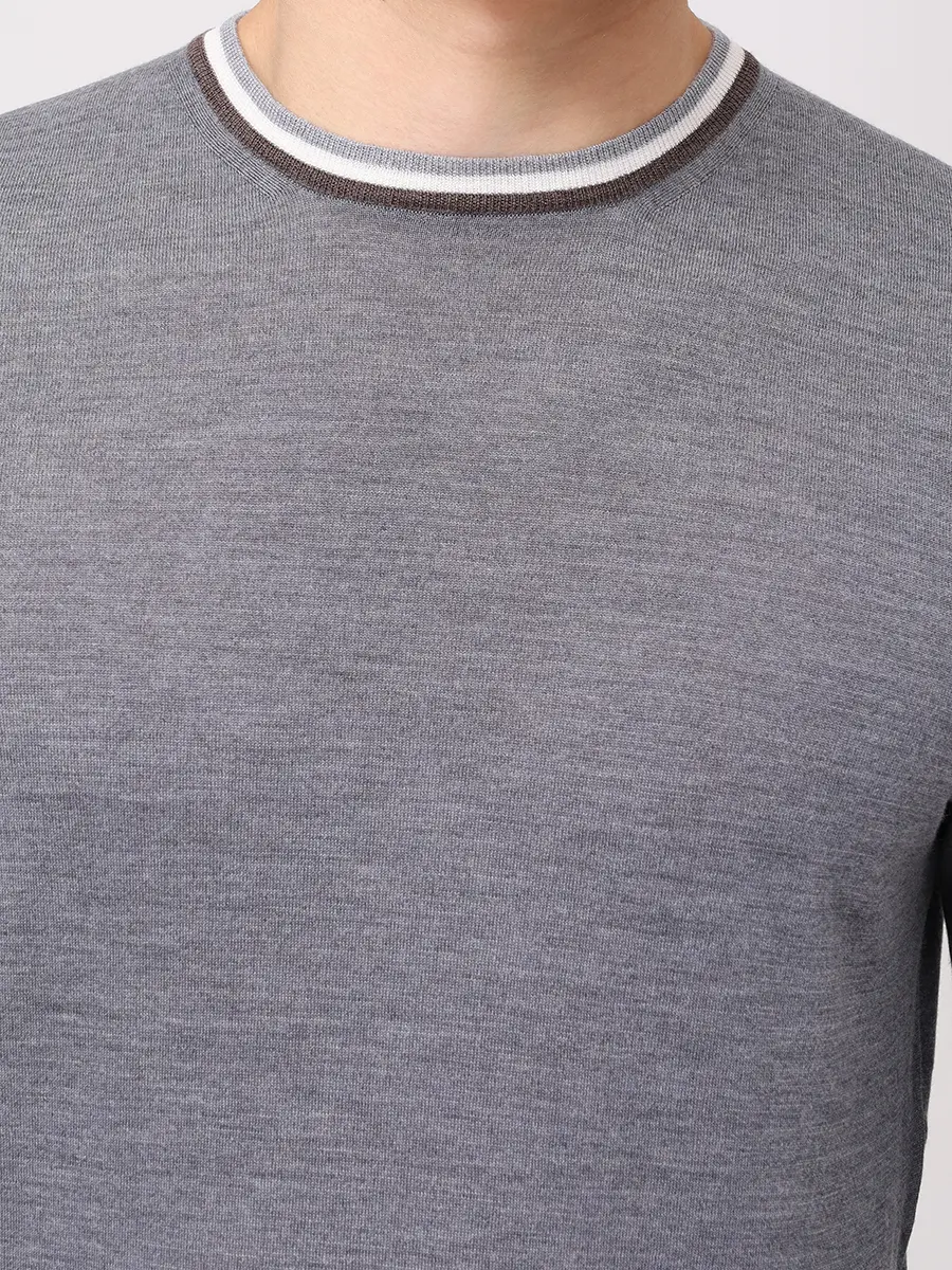 Джемпер из шерсти и шелка PANICALE U370231G 0951  Фото 5