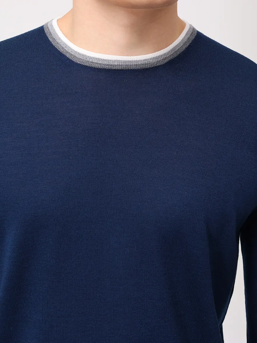 Джемпер из шерсти и шелка PANICALE U370231G 0571  Фото 5