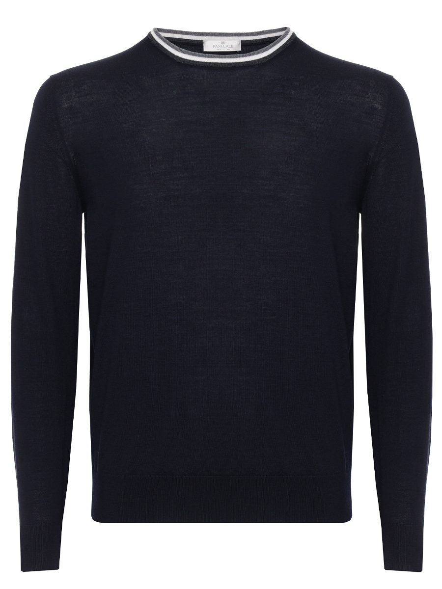 Джемпер из шерсти и шелка PANICALE U370231G 0591 Темно- 