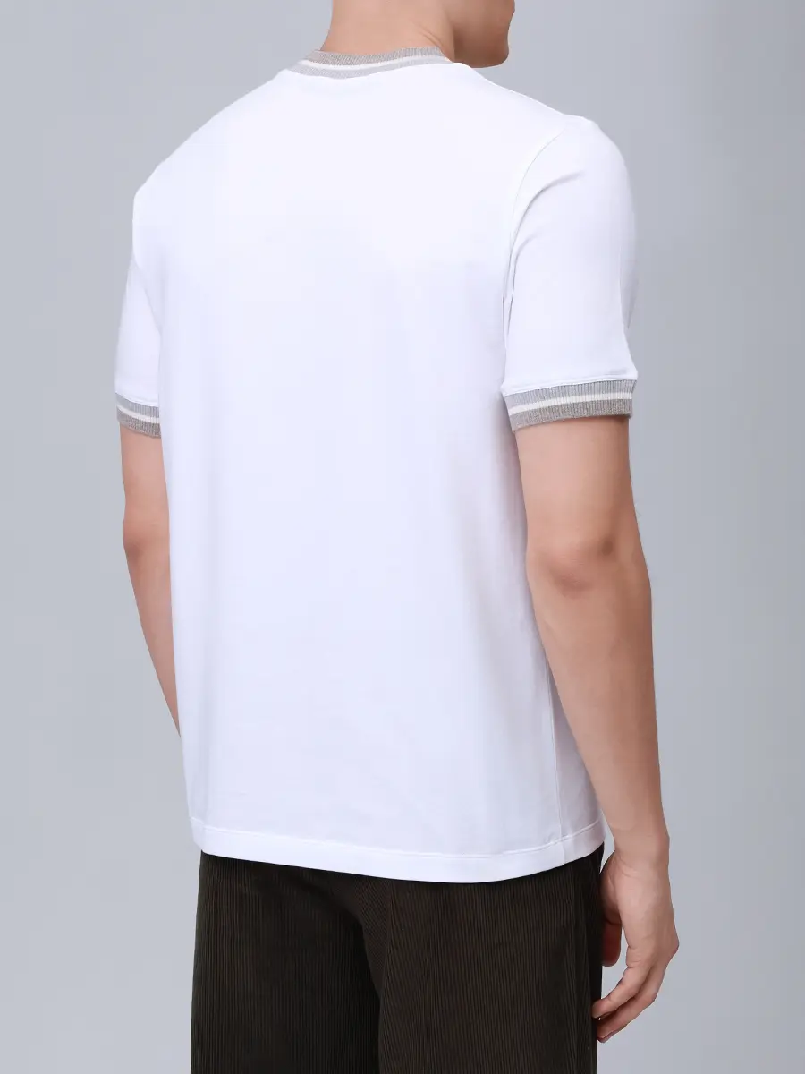 Футболка хлопковая PANICALE U371161GM/C 0102 Белый  Фото 3