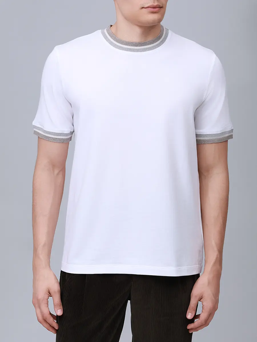 Футболка хлопковая PANICALE U371161GM/C 0102 Белый  Фото 4