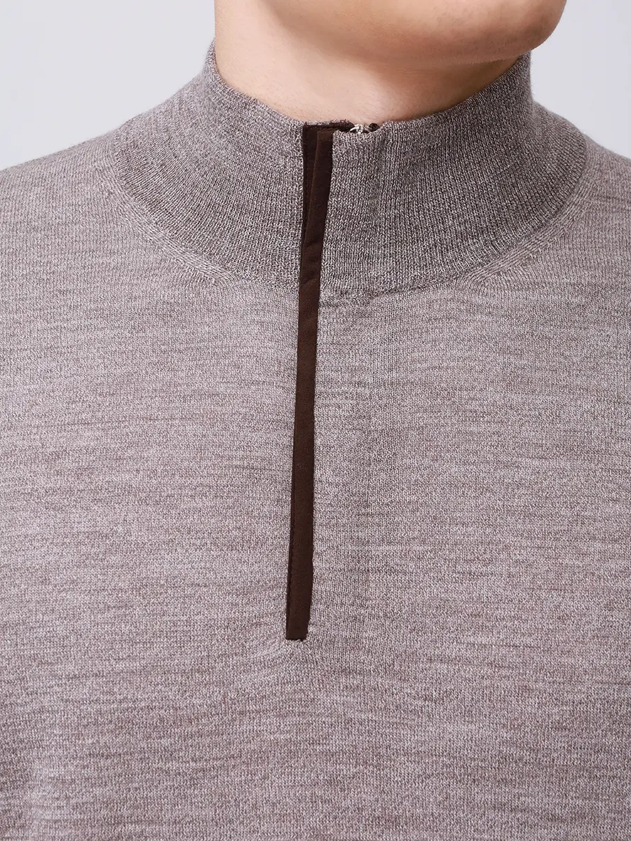 Джемпер шерстяной PANICALE U370136LZ 0271 Бежевый  Фото 5