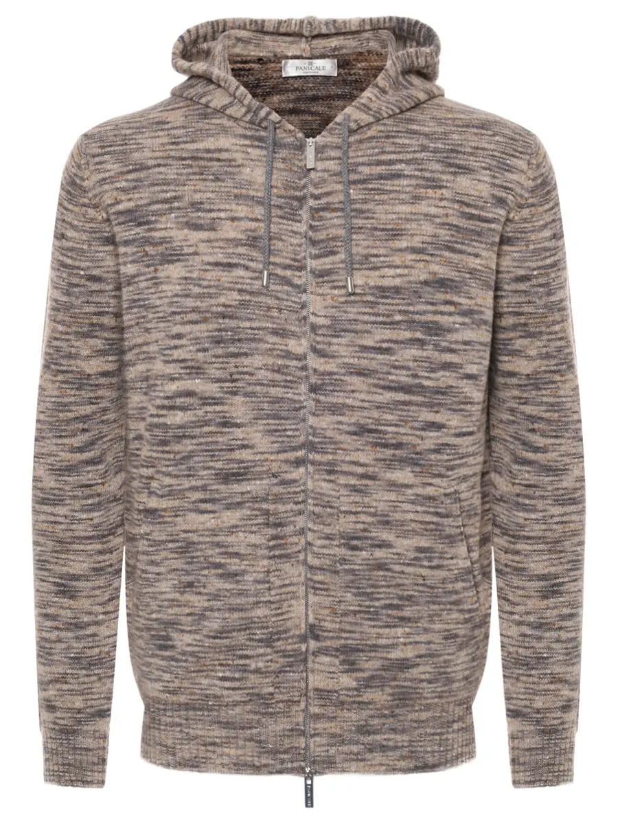 Кардиган из шерсти и кашемира PANICALE U370757CA 0275 Бежевый 