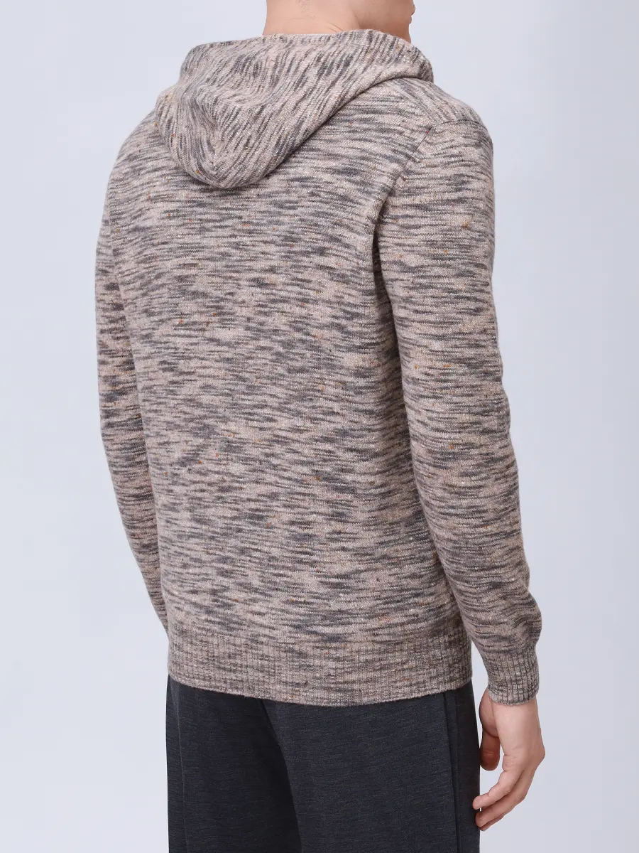 Кардиган из шерсти и кашемира PANICALE U370757CA 0275 Бежевый  Фото 3