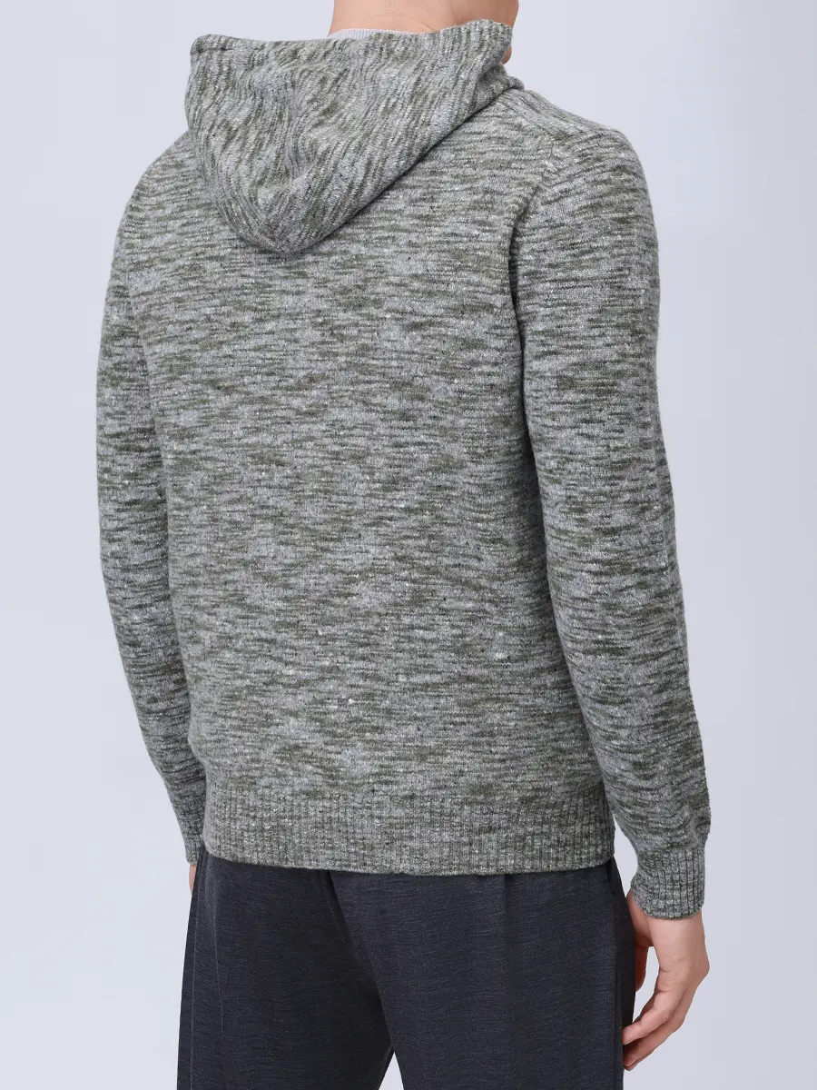 Кардиган из шерсти и кашемира PANICALE U370757CA 0645 Зеленый  Фото 3