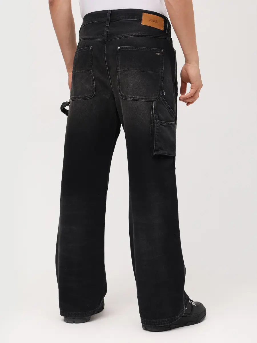 Джинсы Regular Fit хлопковые AMIRI AMDNGH1091 Черный  Фото 3