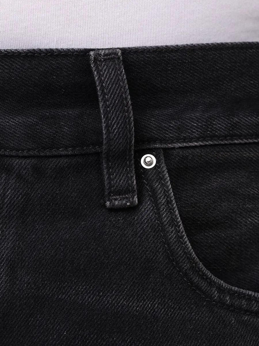 Джинсы Regular Fit хлопковые AMIRI AMDNGH1091 Черный  Фото 6