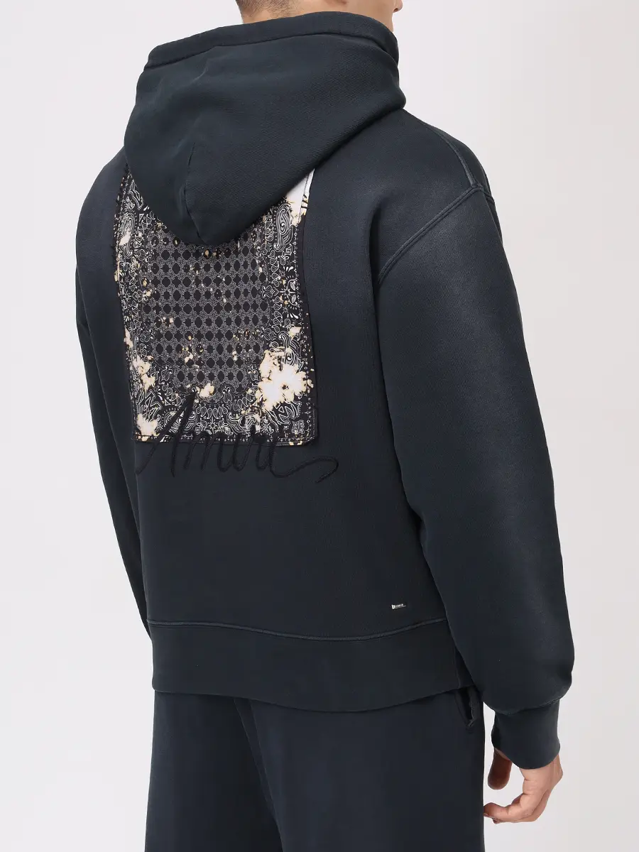 Худи хлопковое AMIRI AMJYHD1117 Черный  Фото 3