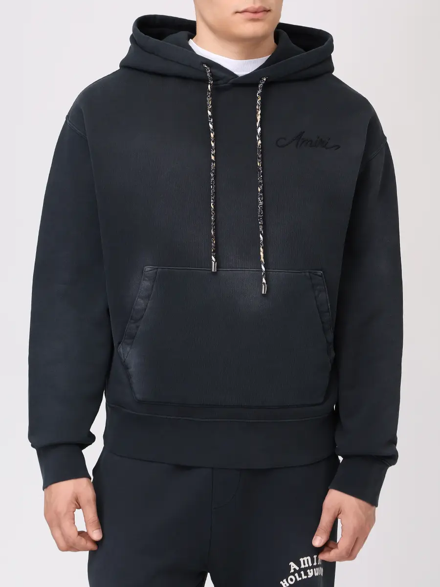 Худи хлопковое AMIRI AMJYHD1117 Черный  Фото 4