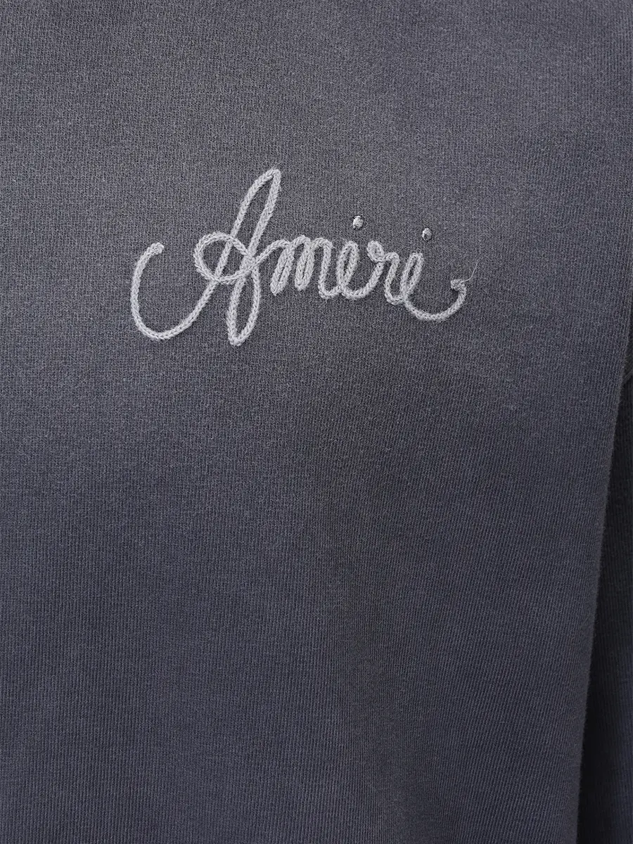 Футболка хлопковая AMIRI AMJYTE1213 Серый  Фото 5