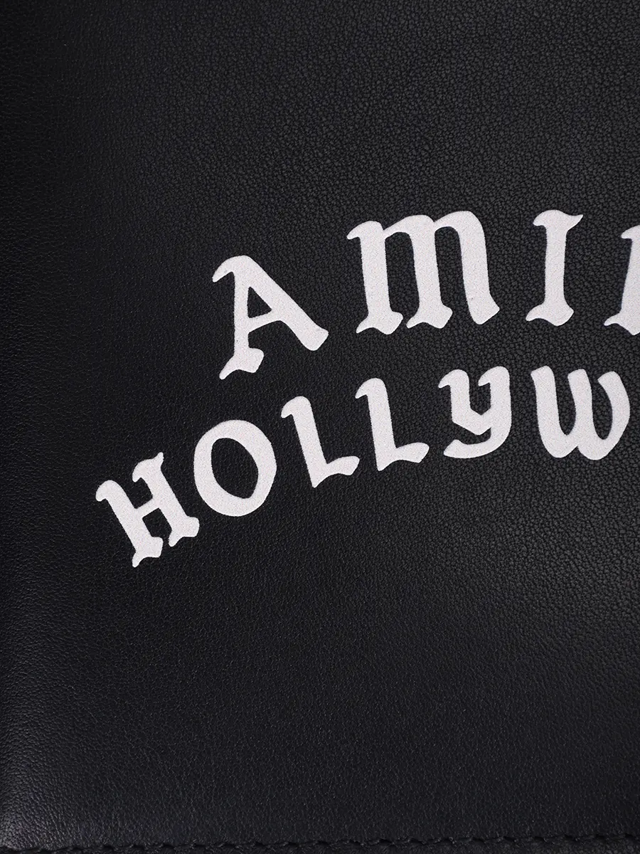 Кошелек кожаный AMIRI AMACBI1020 Черный  Фото 4